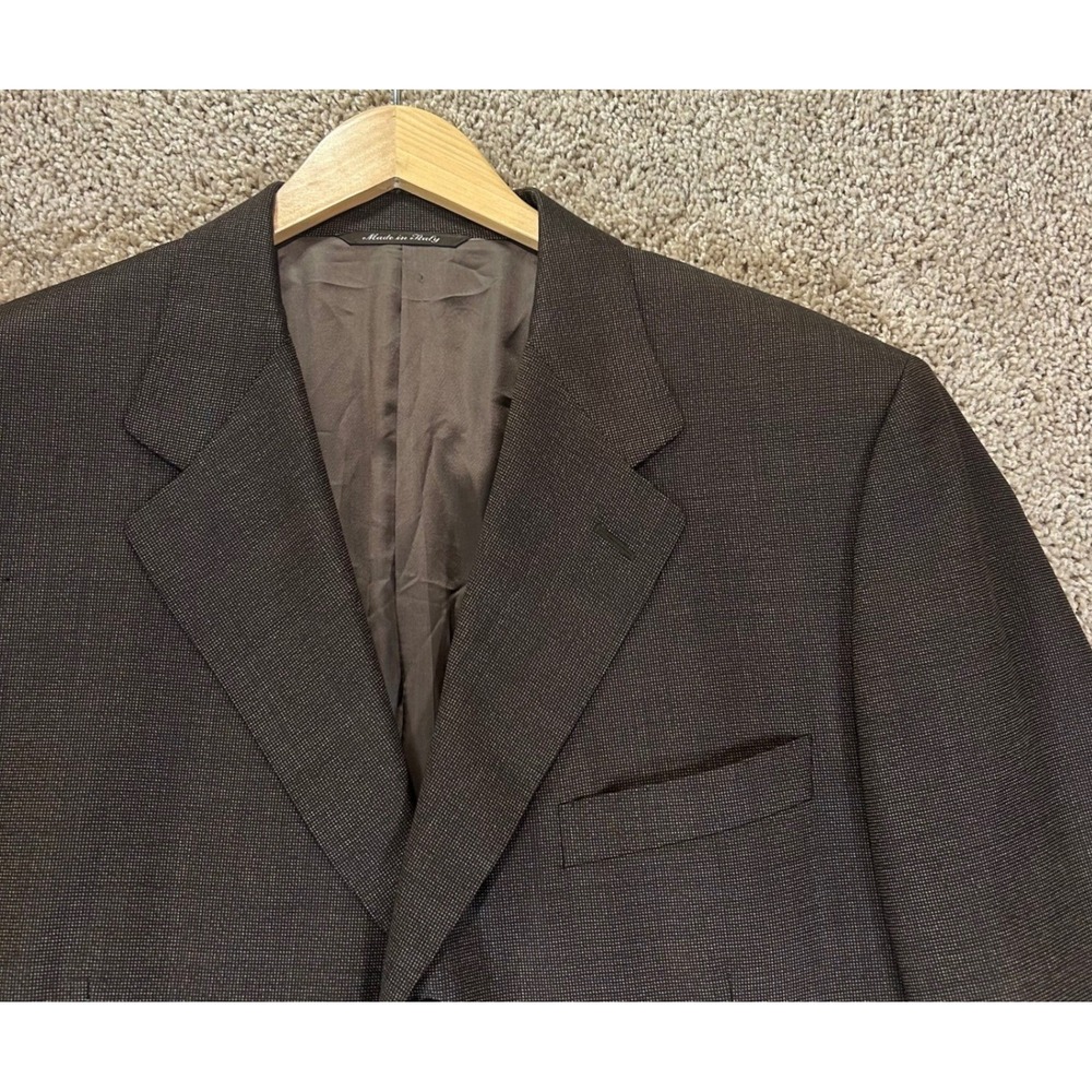 Canali 100% Wool John Craig Winterpark Made in Italy Size 46R Brown blazer coat